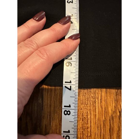 Truly Madly Deeply Cropped Cotton Tank Top Black Size S Casual Minimalist Style - Picture 7 of 7